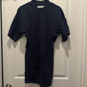 Calvin Klein Navy Crewneck T-Shirt Dress